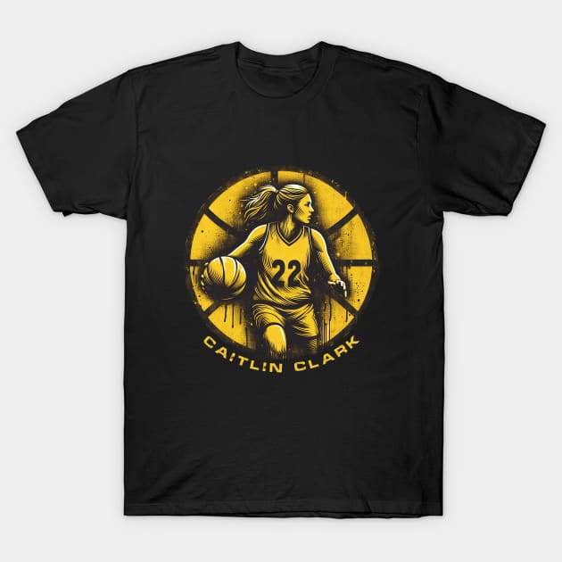 Caitlin Clark 22 - Women Basketball player T-Shirt by ANSAN